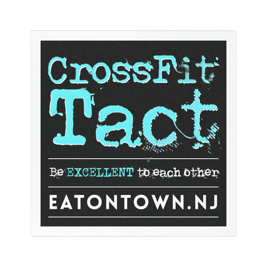 Car Magnet 5x5: "CrossFit Tact" Eatontown NJ Gym Logo Magnetic Decal 5x5