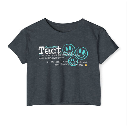 Definition of Tact Women's Festival Crop Top