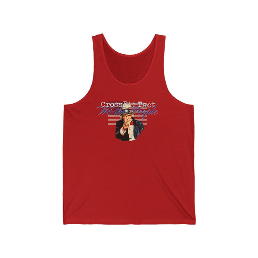 🇺🇸 "We the People" — July 4th Unisex Cotton Tank Top