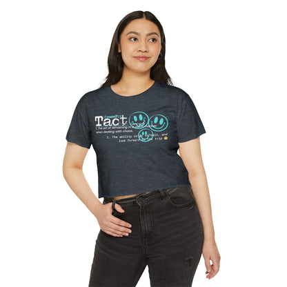 Definition of Tact Women's Festival Crop Top