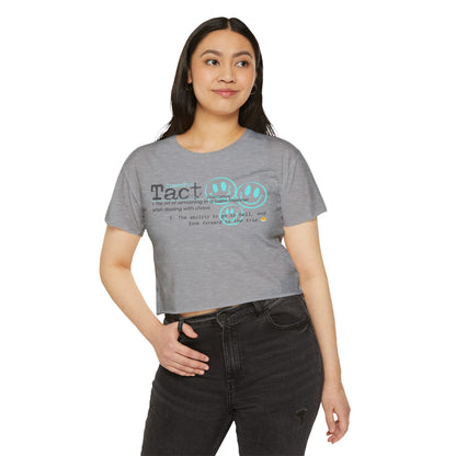 Definition of Tact Women's Festival Crop Top
