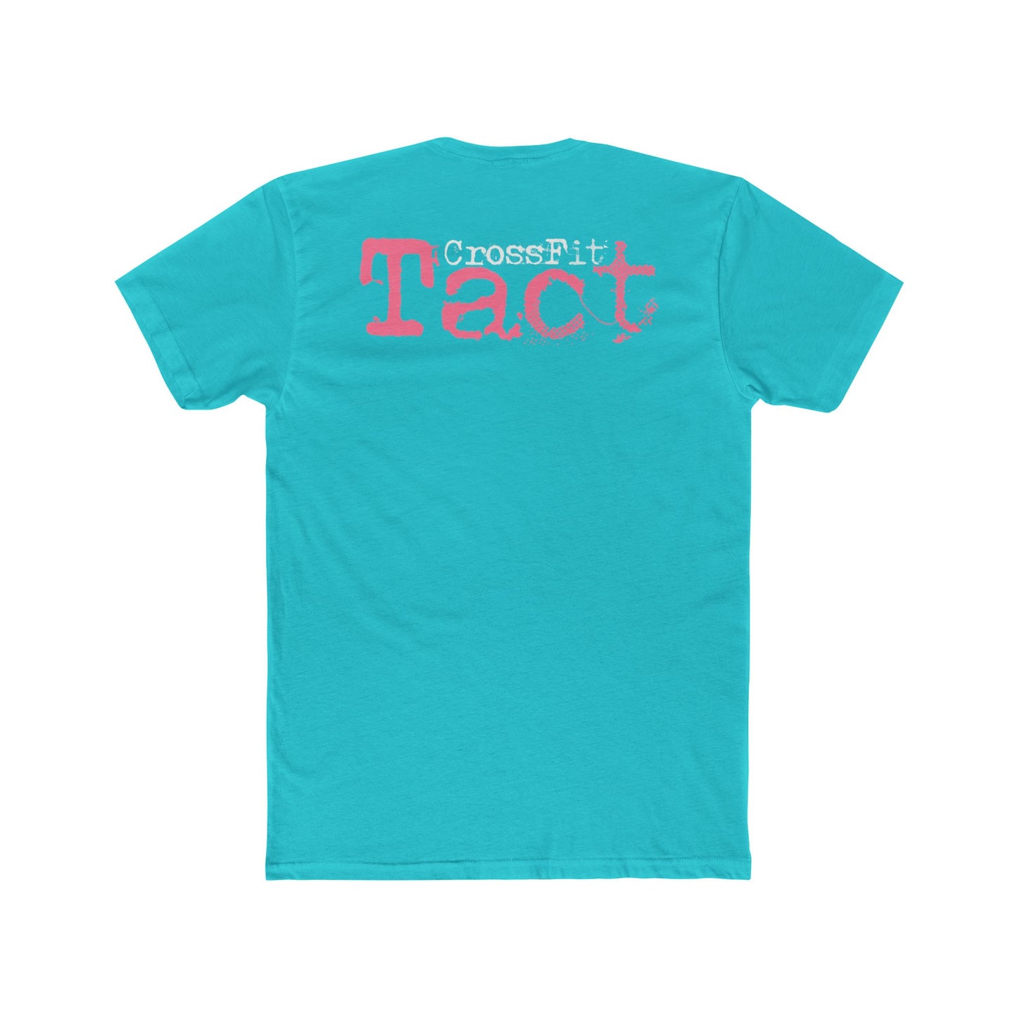 Smiley Unisex Cotton Crew Tee colors: Tahiti blue or Heavy Metal